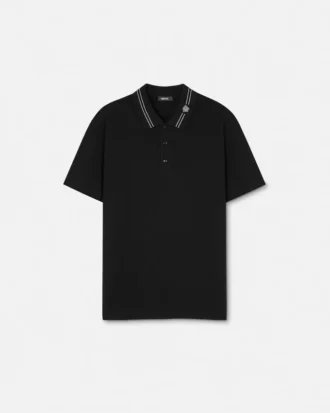Polo en coton piqué brodé