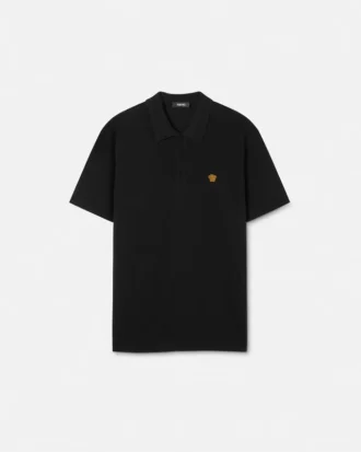 Polo en coton piqué brodé