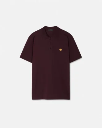 Polo en coton piqué brodé