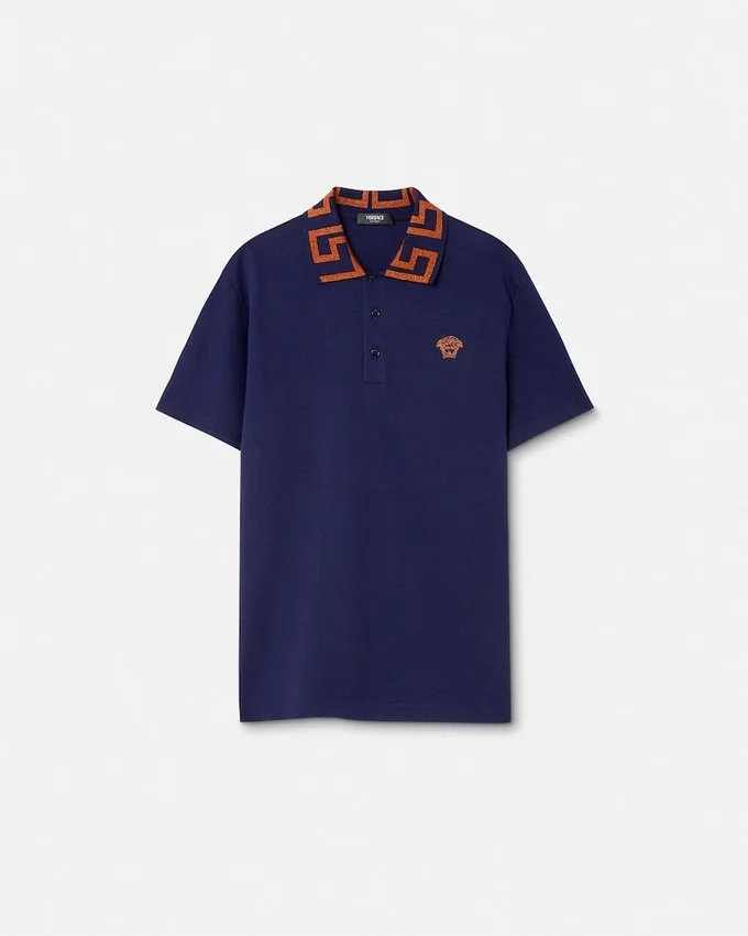 Polo en coton piqué brodé Polo en coton piqué brodé
