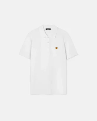 Polo en coton piqué brodé