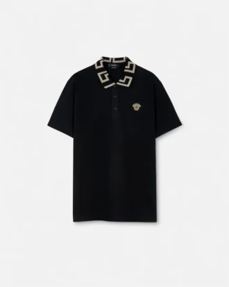 Polo en coton piqué brodé Polo en coton piqué brodé