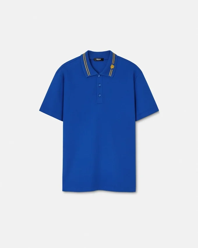Polo en coton piqué brodé Polo en coton piqué brodé