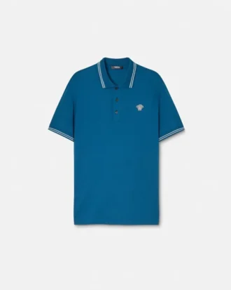 Polo en coton piqué brodé Polo en coton piqué brodé