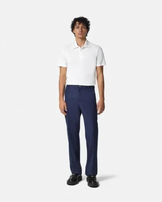 Polo en coton piqué brodé