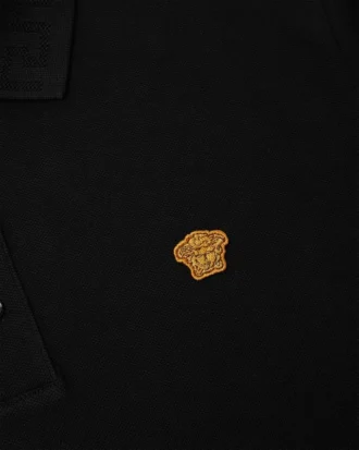 Polo en coton piqué brodé