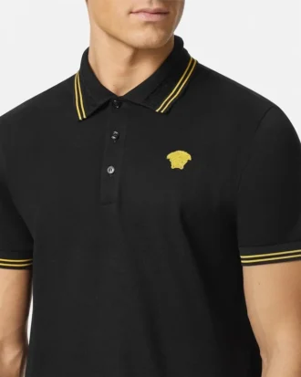 Polo en coton piqué brodé Polo en coton piqué brodé