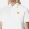 Polo en coton piqué brodé