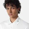 Polo en coton piqué brodé