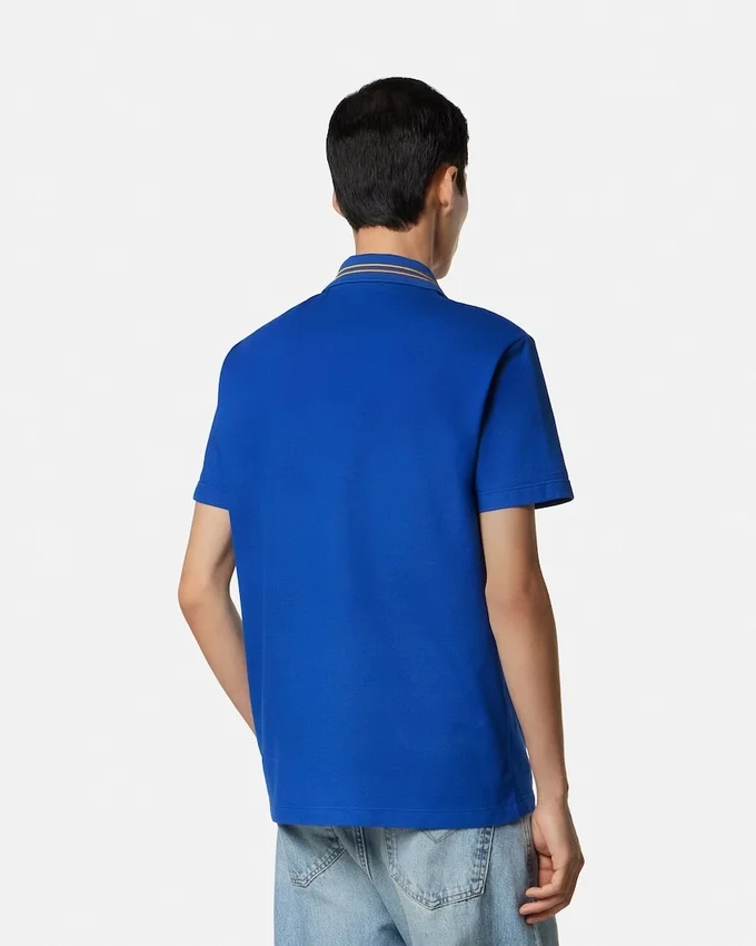 Polo en coton piqué brodé Polo en coton piqué brodé