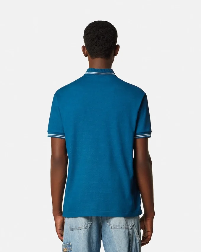Polo en coton piqué brodé Polo en coton piqué brodé