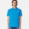 Polo en coton piqué brodé