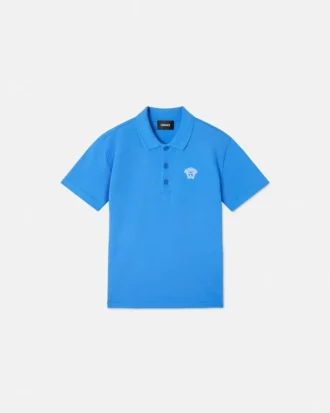 Polo en coton piqué brodé pour enfant