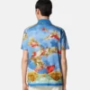 Polo en coton piqué imprimé