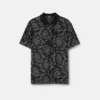 Polo en coton piqué jacquard Polo en coton piqué jacquard