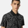 Polo en coton piqué jacquard Polo en coton piqué jacquard