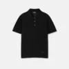 Polo en maille de soie et coton Polo en maille de soie et coton