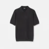Polo en maille de soie et coton Polo en maille de soie et coton