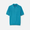 Polo en maille de soie et coton Polo en maille de soie et coton