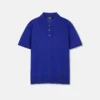 Polo en maille de soie et coton Polo en maille de soie et coton