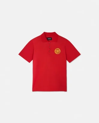 Polo imprimé en coton piqué pour enfant