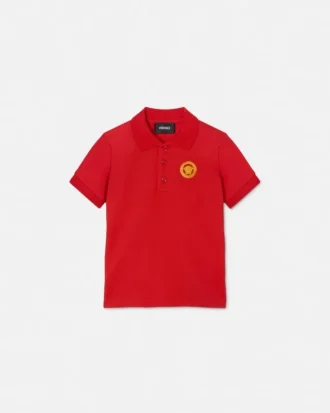 Polo imprimé en coton piqué pour enfant