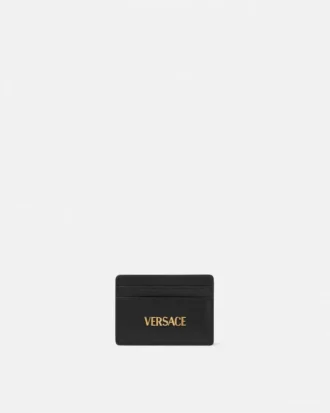 Porte-cartes en cuir Versace Tag