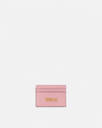 Porte-cartes en cuir Versace Tag