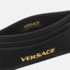 Porte-cartes en cuir Versace Tag Porte-cartes en cuir Versace Tag