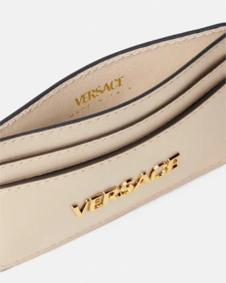 Porte-cartes en cuir Versace Tag