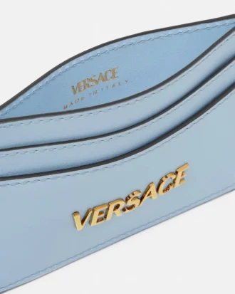 Porte-cartes en cuir Versace Tag