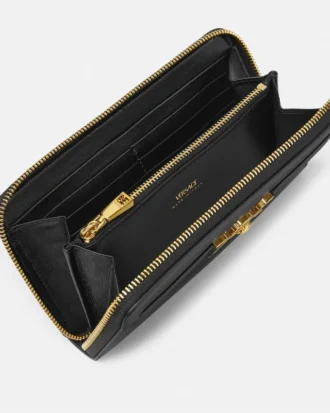 Portefeuille en cuir Medusa 95