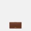 Portefeuille en cuir V avec chaîne