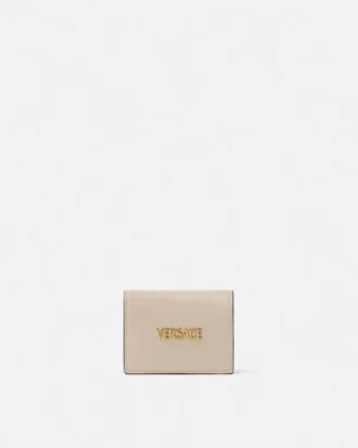 Portefeuille en cuir Versace Tag