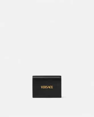 Portefeuille en cuir Versace Tag