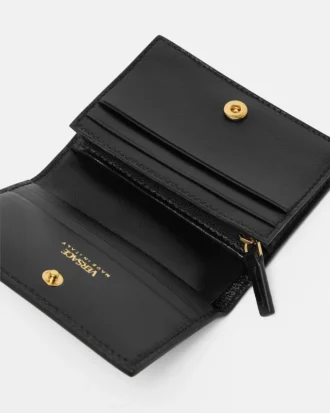 Portefeuille en cuir Versace Tag