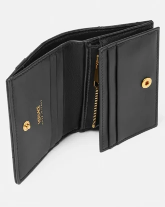Portefeuille matelassé Medusa 95 en cuir nappa