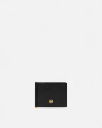 Portefeuille Medusa Biggie en cuir avec clip