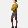 Pull carré en maille de laine clouté