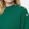Pull carré en tricot de laine et cachemire Pull carré en tricot de laine et cachemire