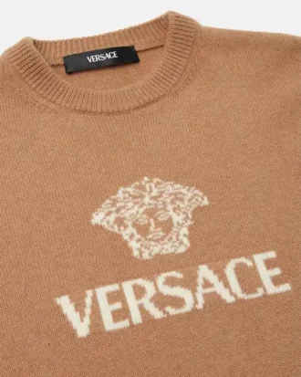 Pull en cachemire intarsia