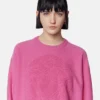 Pull en cachemire mélangé avec motif Medusa Pull en cachemire mélangé avec motif Medusa