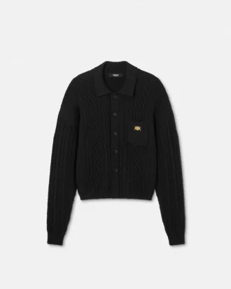 Pull en laine à mailles mixtes