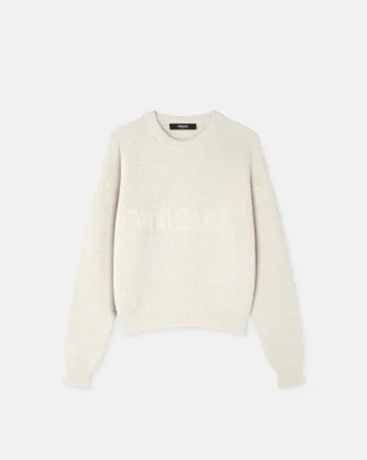 Pull en maille avec logo