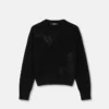 Pull en maille brodé Barocco Leaf