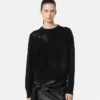 Pull en maille brodé Barocco Leaf