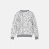 Pull en maille jacquard pour enfant, mélange coton