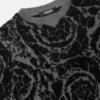Pull en maille jacquard pour enfant, mélange coton