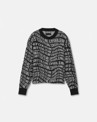 Pull en maille Liquify Logomania