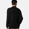Pull en maille mi-long à demi-zip en laine mélangée Pull en maille mi-long à demi-zip en laine mélangée